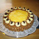 German Cake Butter Cream with Egg Cognac
