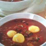German Goulash Stew with Dumplings