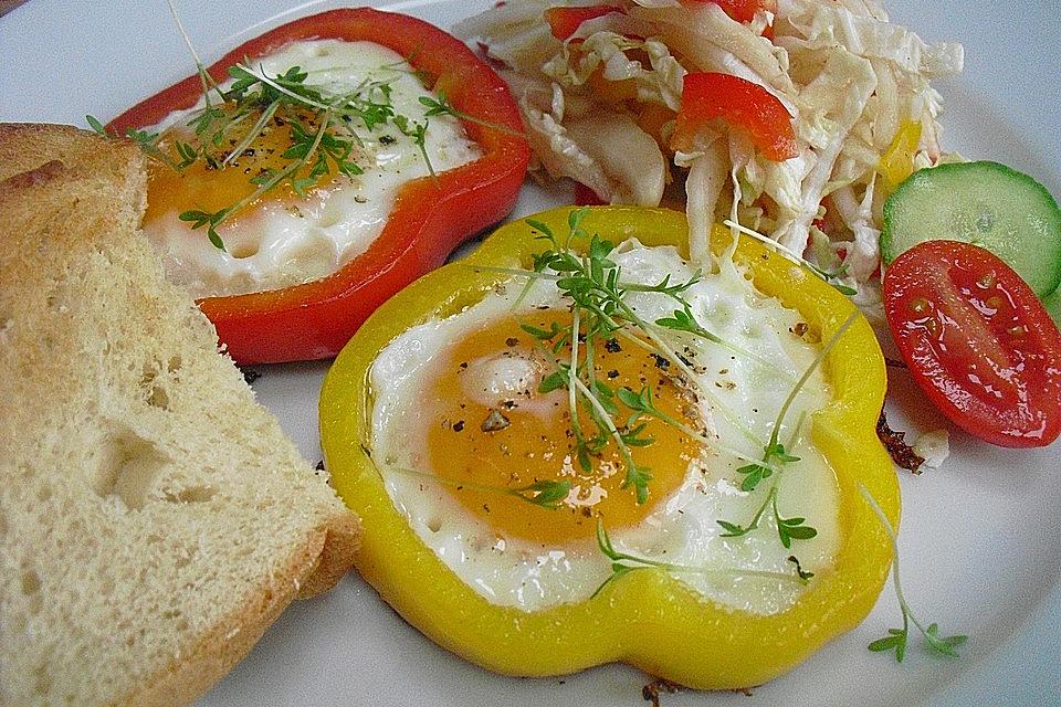 pepper fried eggs