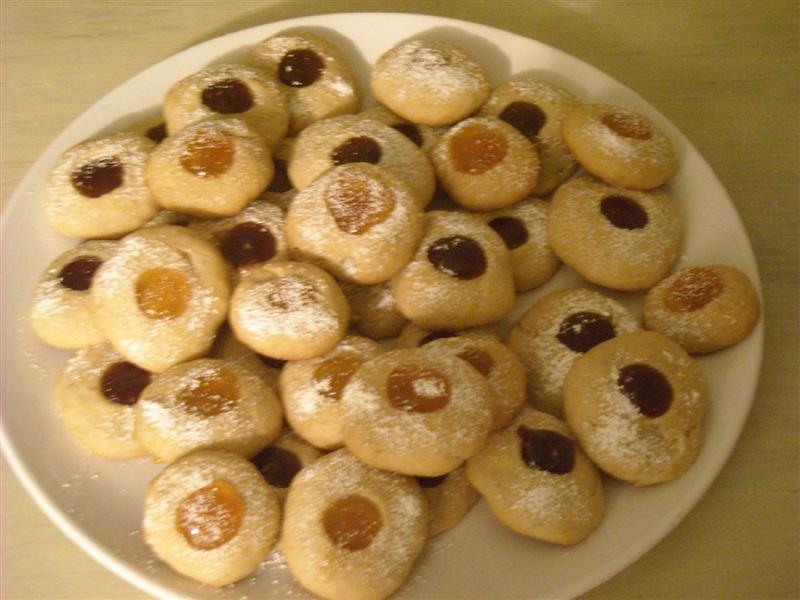German angel eyes cookies