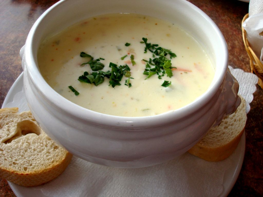 thuringia style garlic soup