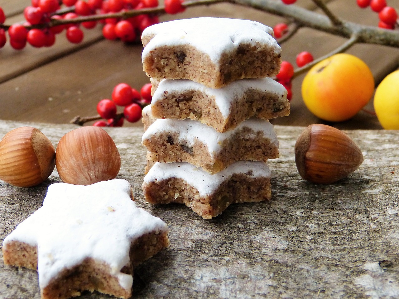 hazelnut christmas cookies from trier