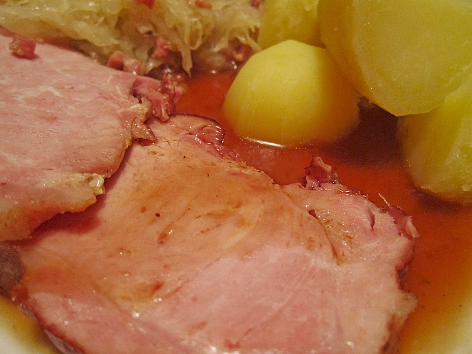 kasseler with sauerkraut