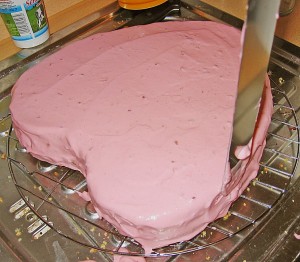 mothers day raspberry cake