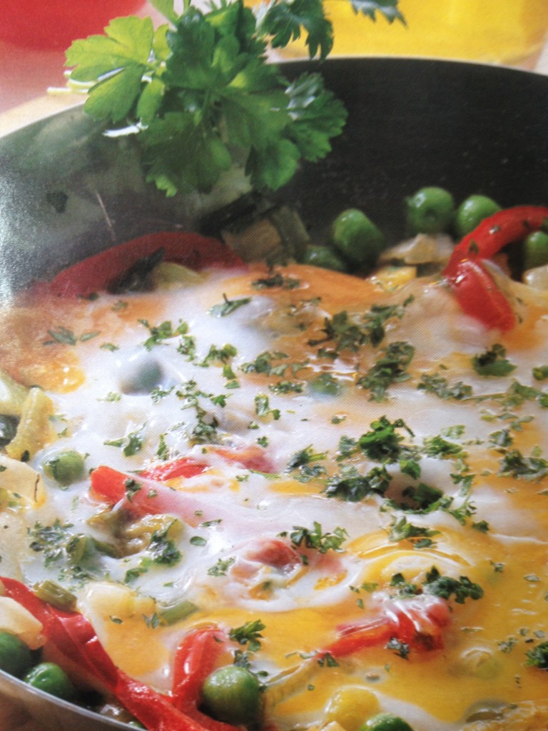 German Egg Dish with Vegetable