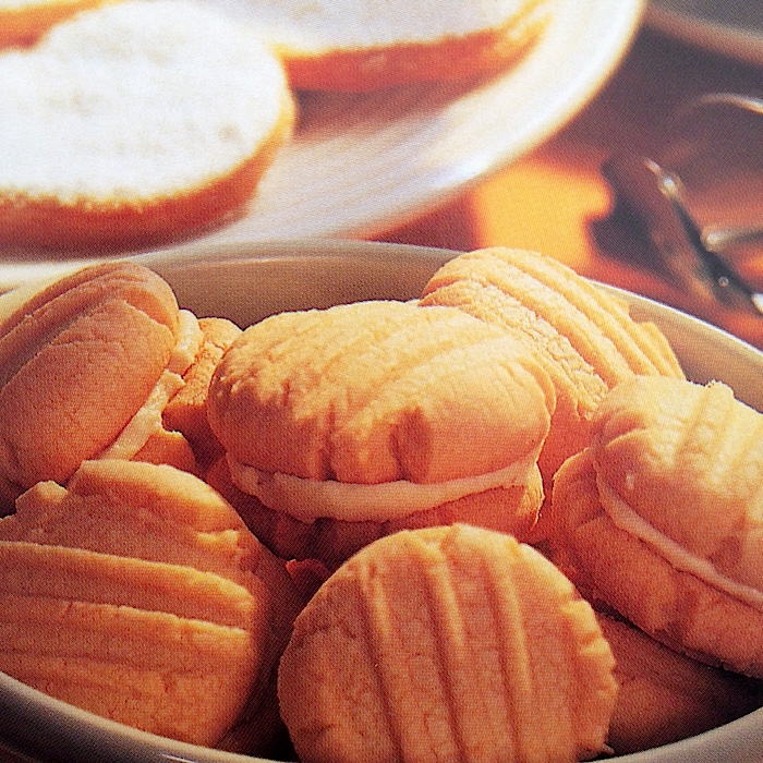 filled butter cookies