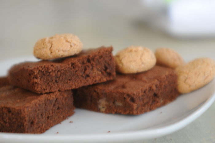 marzipan chocolate brownies