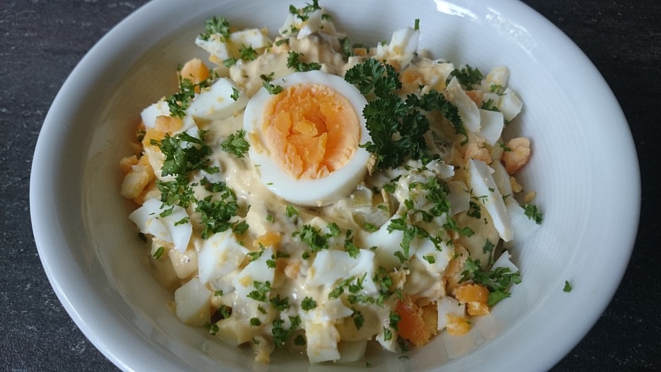 german authentic egg salad
