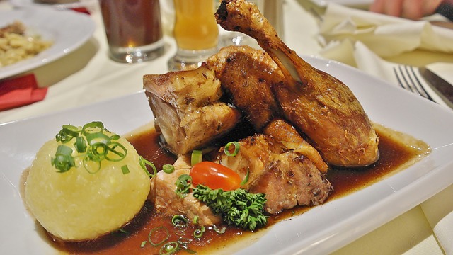 German Filled Roasted Duck