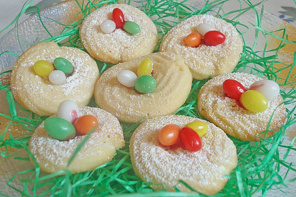 German Easter Nest Cookies