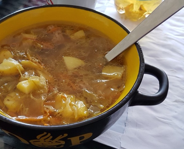 German Ground Beef Cabbage Soup