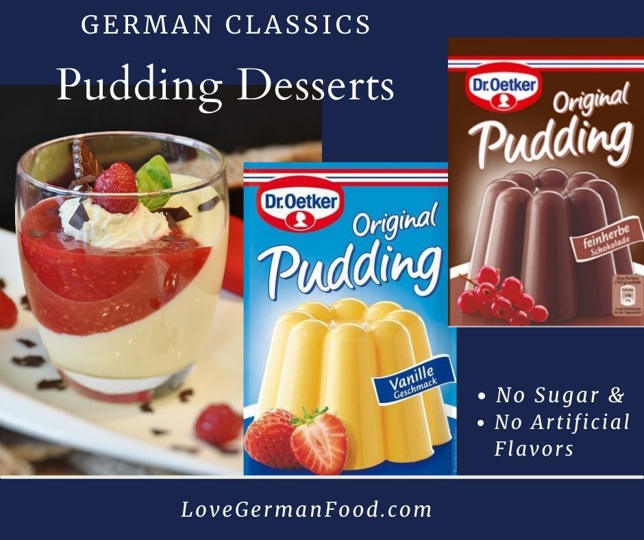 german pudding Dr Oetker