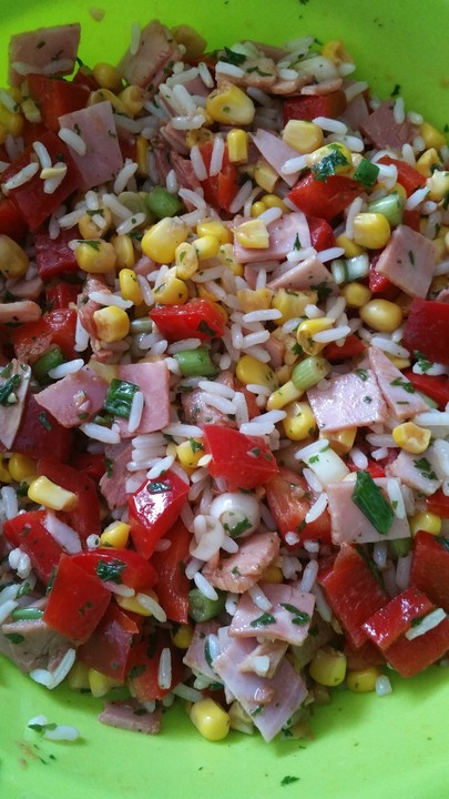 german rice salad