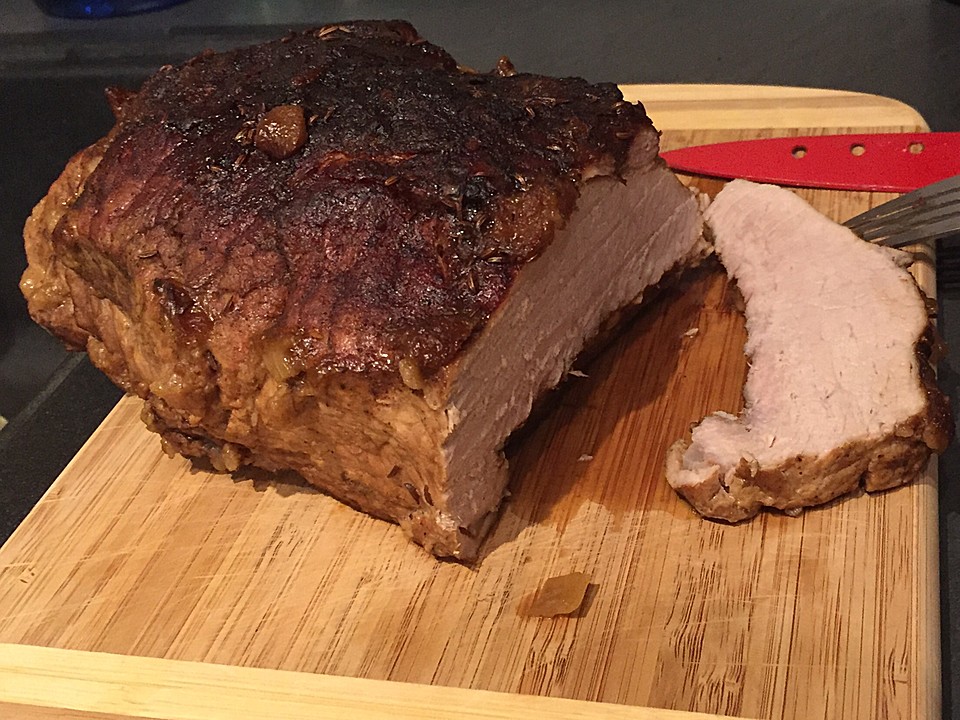pork roast franconia style