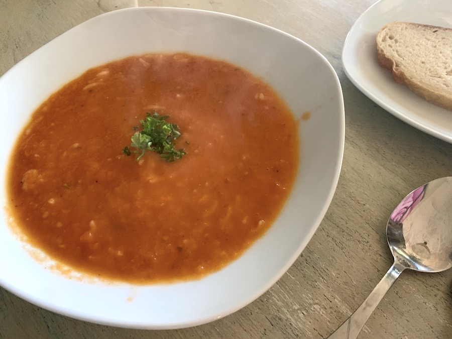 old fashioned tomato soup with rice