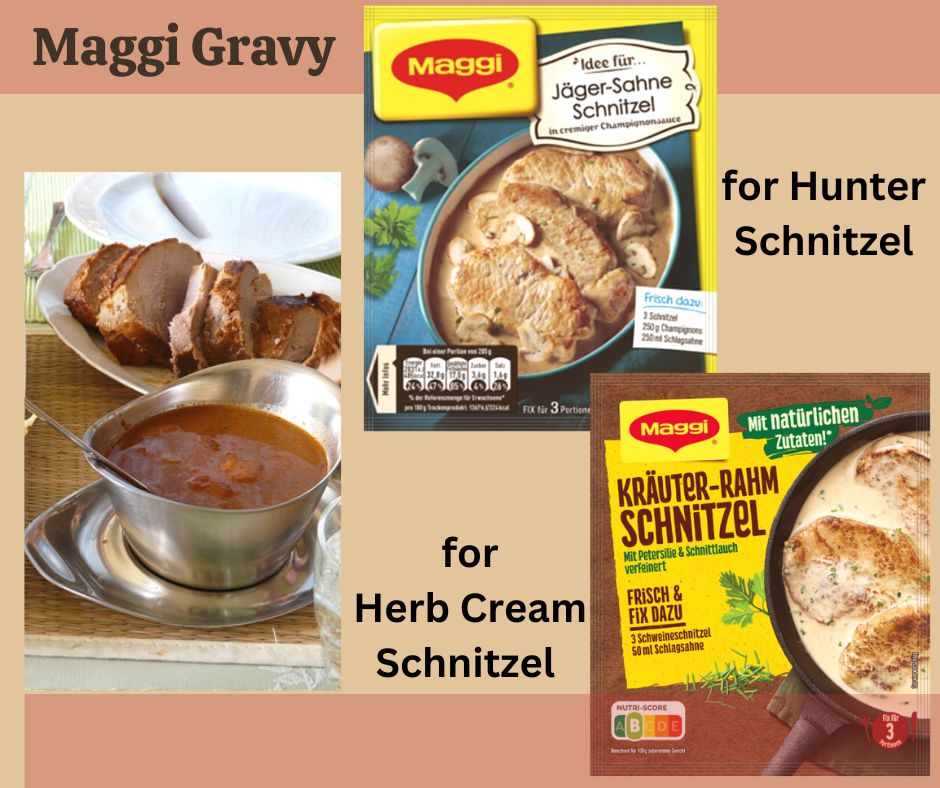 maggi gravy for hunter schnitzel